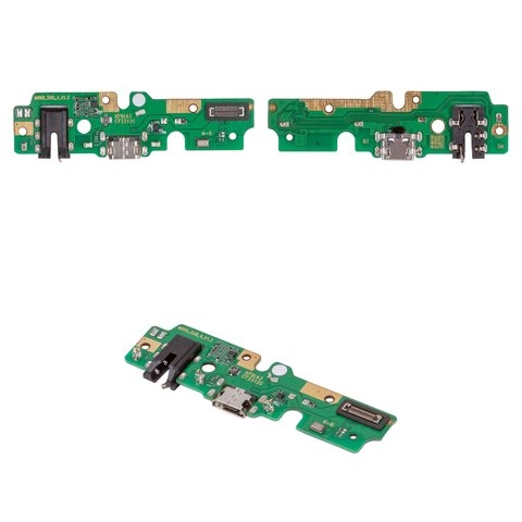 Шлейф Tecno Spark 7 (KF6n), Spark 7T, Spark 8, коннектора зарядки, с компонентами, Original (PRC), плата зарядки