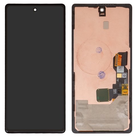 Дисплей Google Pixel 6a, GX7AS, GB62Z, G1AZG, чорний | з тачскріном | в передній панелі | Original (реновація) | дисплейный модуль, экран