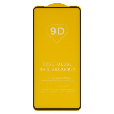 Закаленное защитное стекло Samsung G996 Galaxy S21 Plus 5G, совместимо с чехлом, Full Glue, (без упаковки), черный, cлой клея нанесен по всей поверхности