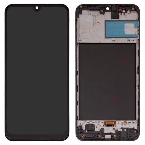 Дисплей Samsung SM-M215 Galaxy M21, M305 Galaxy M30, M307 Galaxy M30s, M315 Galaxy M31, чорний | з тачскріном | High Copy, OLED, с широким ободком | дисплейный модуль, экран